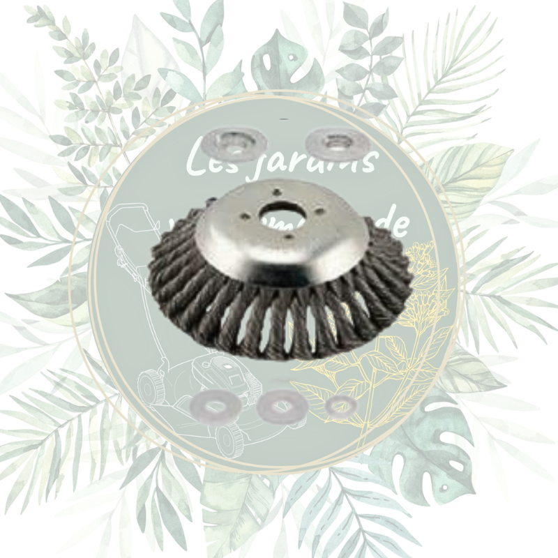 Brosse de désherbage métallique