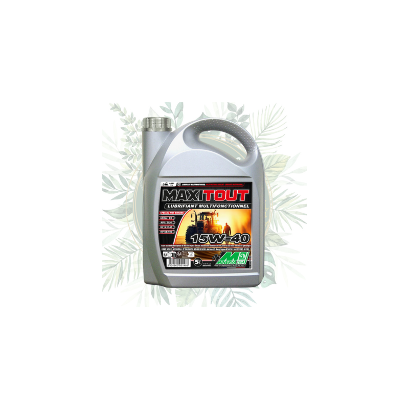 Huile MaxiTout 15W-40 | MINERVA | Multi-fontionnelle | Agricole - TP