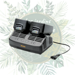 Chargeur double STIGA C215D – 20 V | Pour deux batteries | Accessoires