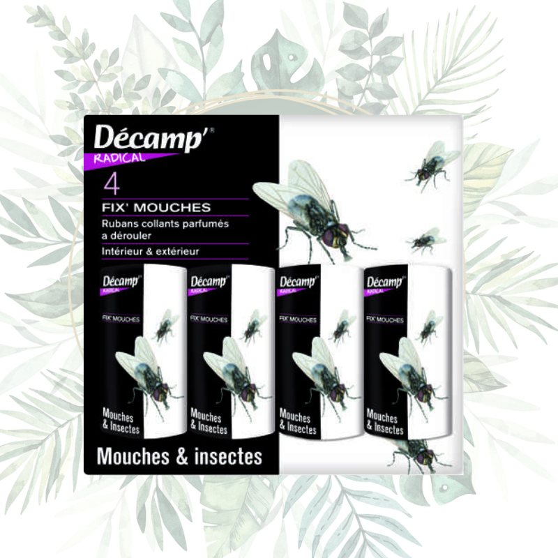 Rubans collants mouches et insectes
