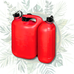 Jerrycan double rouge avec graduations