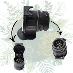 Adaptateur remorque 13 vers 7 pôles 12V