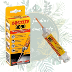 Colle bicomposant Loctite 3090 - Adhésif transparent comblement 5 mm - 10 g