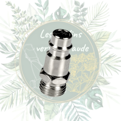 Embout rapide pneumatique standard D mâle 1/4"