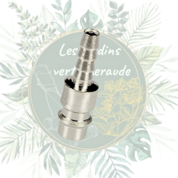 Embout rapide pneumatique standard D cannelé
