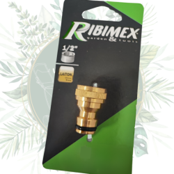 Nez de robinet en laiton 1/2"