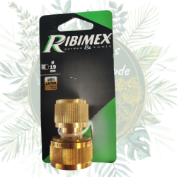 Raccord rapide libre 19 mm en laiton
