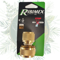 Raccord rapide Aquastop 19 mm en laiton