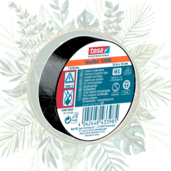 Ruban isolant électrique noir PVC 10m x 15mm