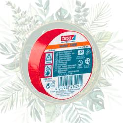 Ruban isolant électrique rouge PVC 10mx15mm