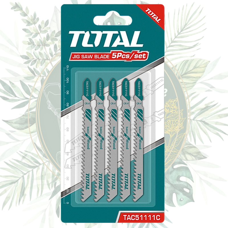 Lot de 5 lames de scie bois 74 mm - Pour scie sauteuse
