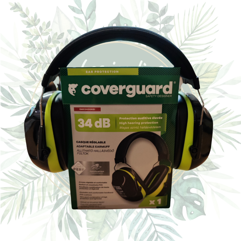 Casque Anti-Bruit 34 dB - Protection Auditive Haute Performance