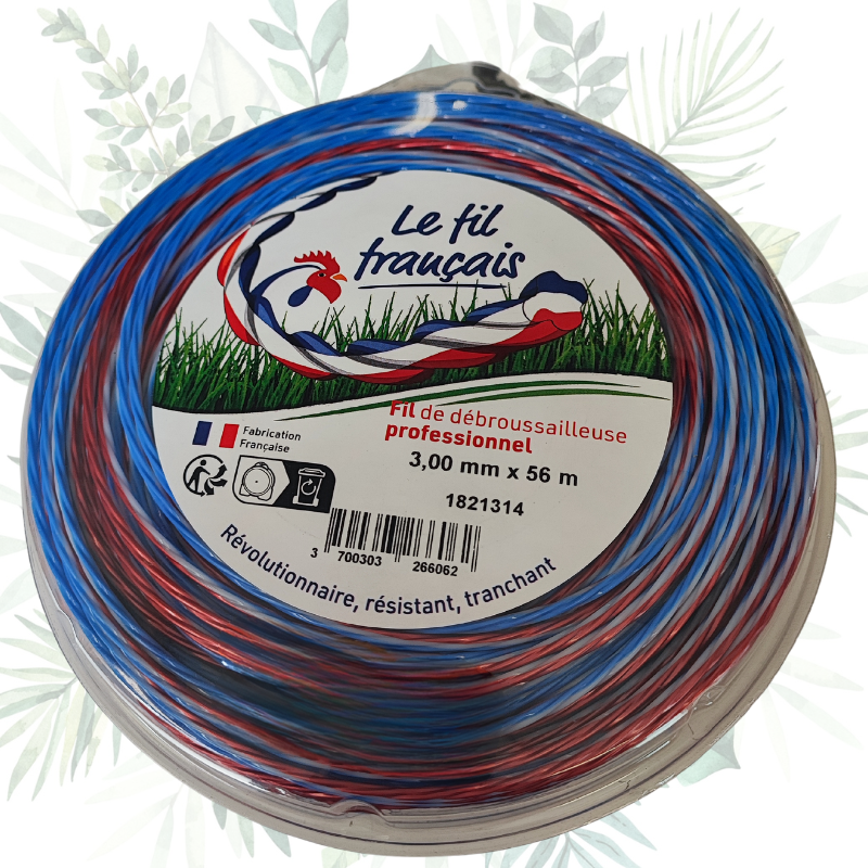 Fil de coupe français hélicoïdal 3mm - 56M