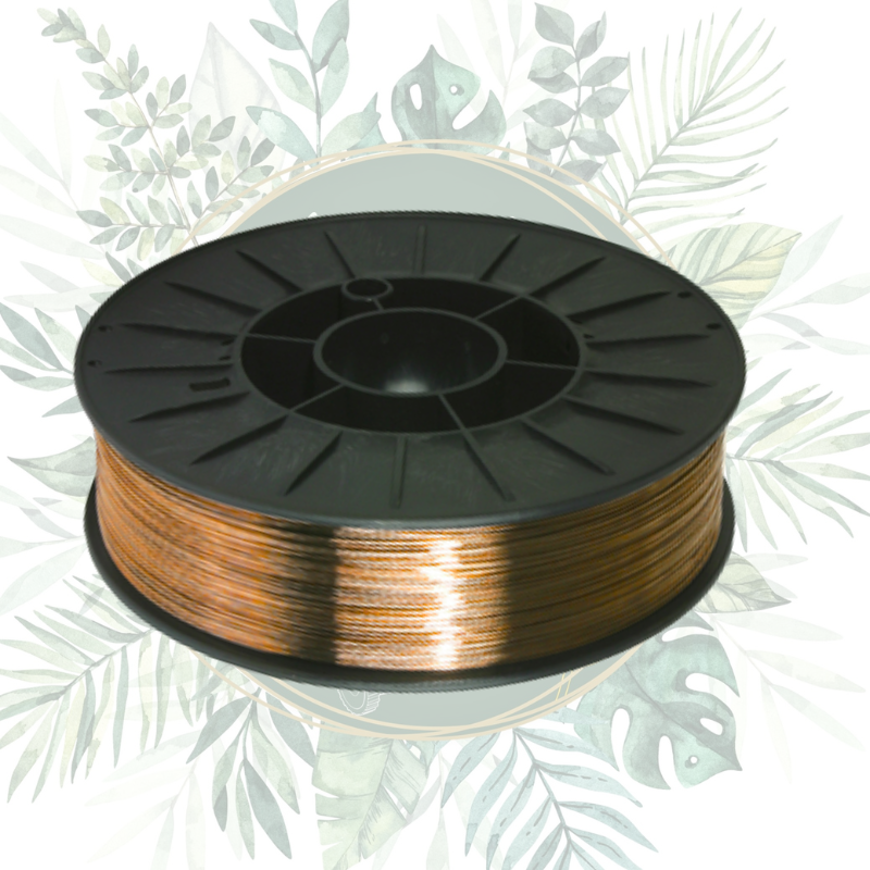 Fil plein acier G3Si1 / ER70S-6 Ø0,8 mm - Bobine 5 kg pour soudage MAG