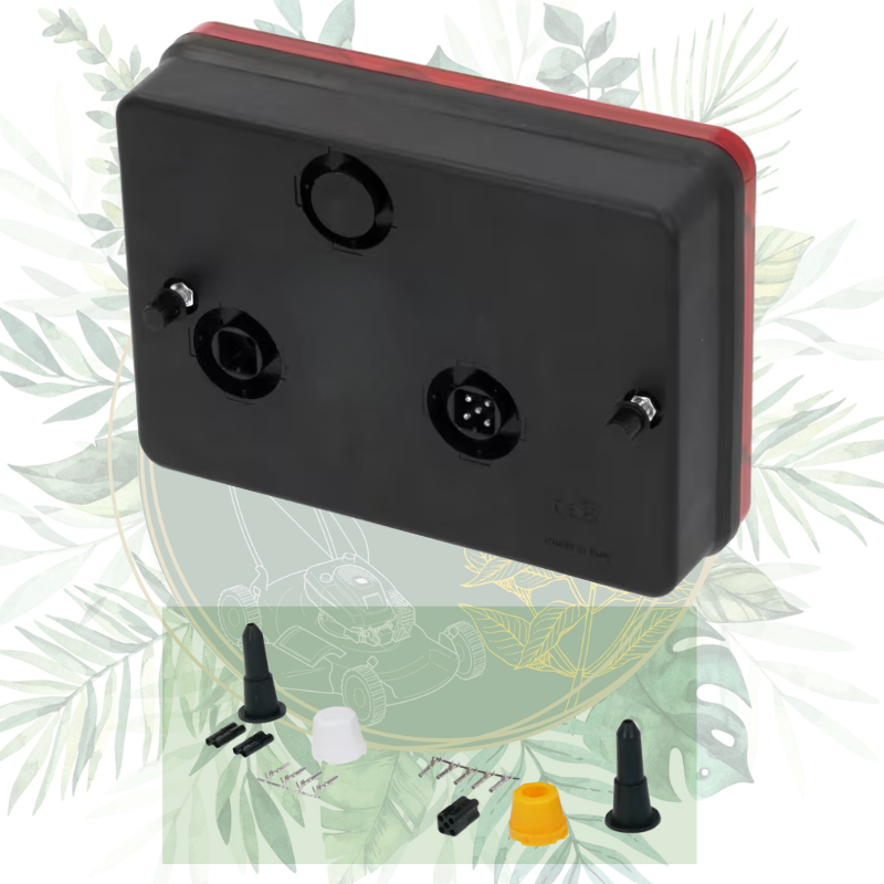 Feu arrière gauche AJBA 12V avec antibrouillard | Accessoires Remorque