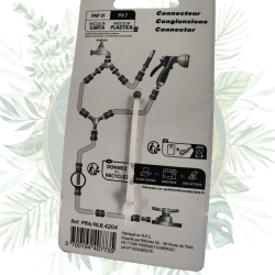 Connecteur mâle/mâle en laiton | Arrosage | Jardin | Réparation tuyau