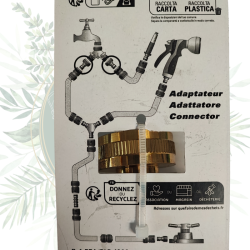 Nez de robinet en laiton 1"