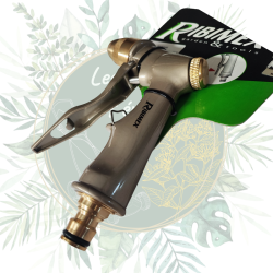 Pistolet d'arrosage métal/laiton jet réglable