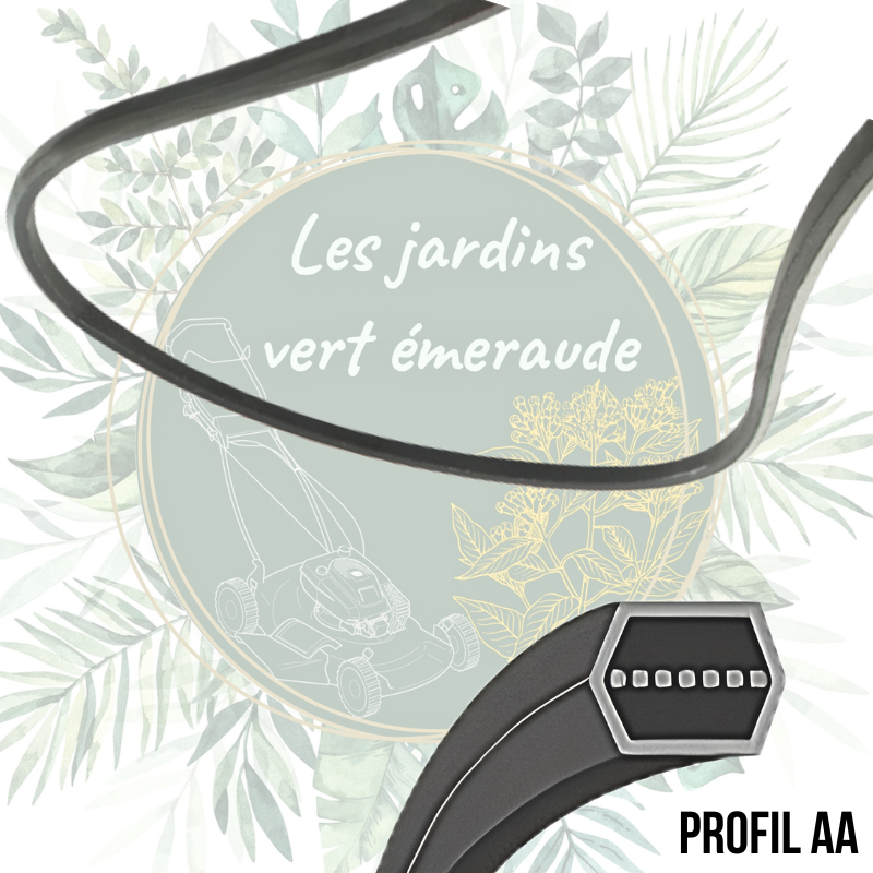 Courroie hexagonale AA112 - Longueur ext. 2898mm