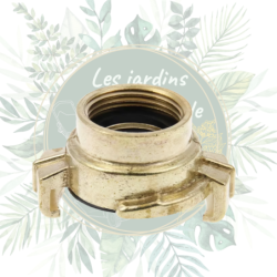 Accouplement rapide Geka femelle 3/4" en laiton